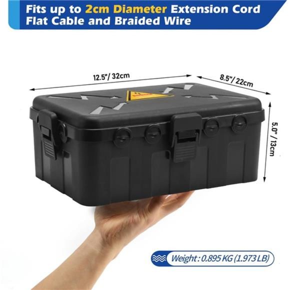 Outdoor Electrical Box - Outdoor Outlet Cover Waterproof IP54 Level Weatherproof - Picture 3 of 5